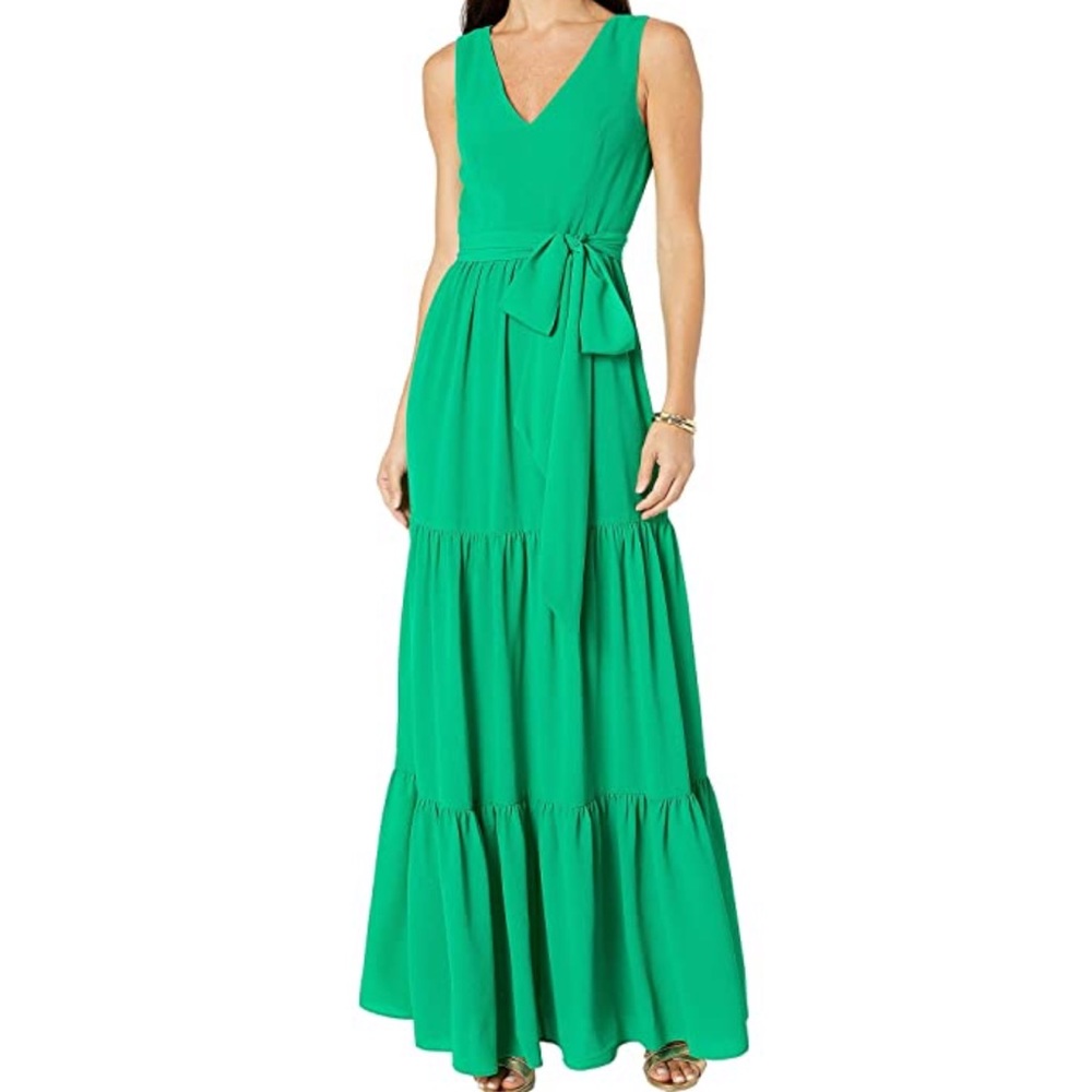 Lilly Pulitzer maurine maxi dress emerald green